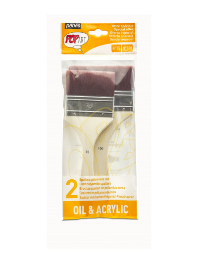 pebeo-pop-art-2-pennellesse-sintetiche-7.5-cm-e-10-cm-per-olio-e-acrilico