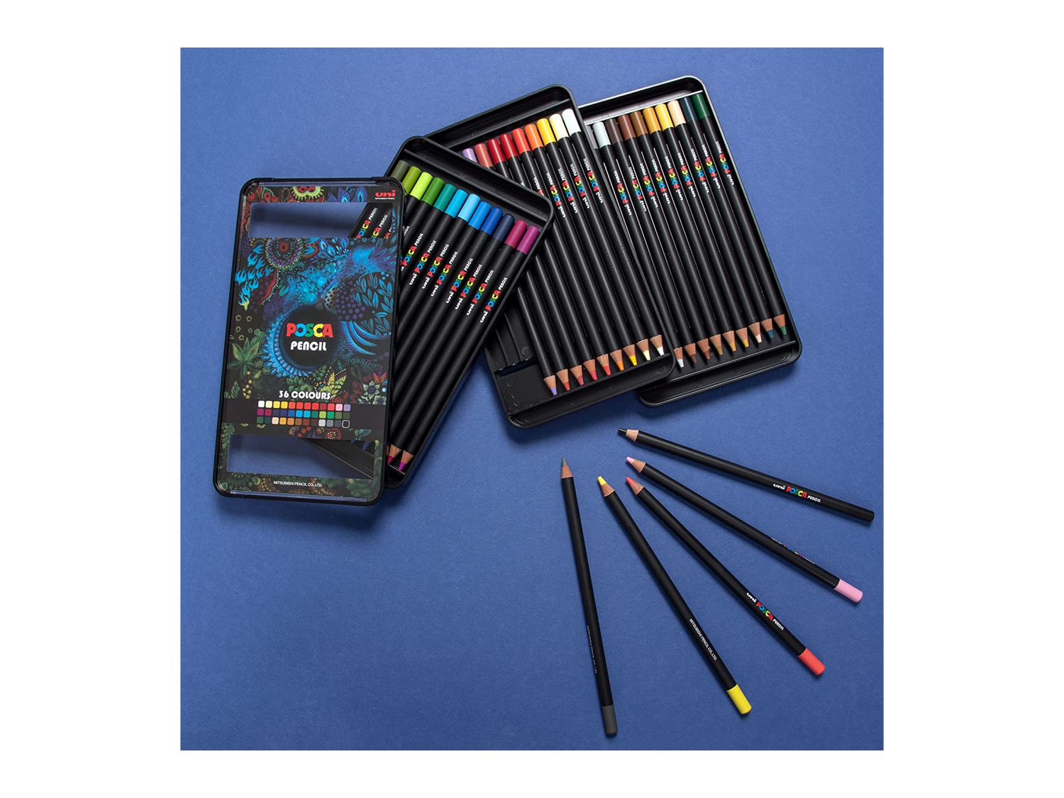 Uni-ball UNI POSCA - Pencils  Set matite ad olio 36 colori