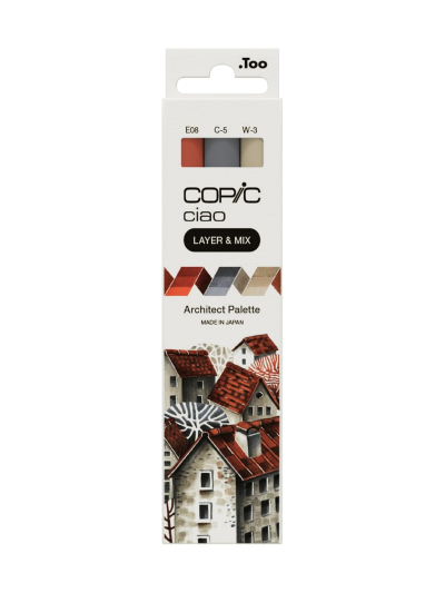 .too-copic-ciao-pennarello-grafico-a-base-alcool-set-layer-mix-architect-palette