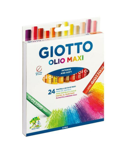 GIOTTO Olio Maxi | Set 24 pastelli ad olio