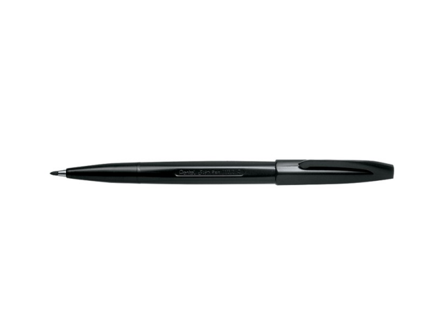 Pentel SES15C-FFX Brush Sign Pen – Pennarello Con Punta A Pennello Flessibile – Inchiostro Metallico – Per Calligrafia E Illustrazioni