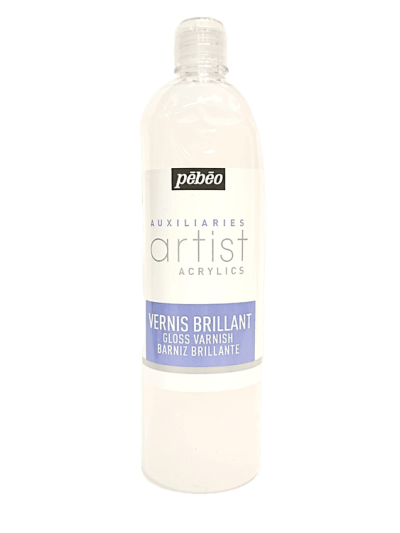 Pebeo Superfine Vernice Spray Trasparente Per Quadri, 400 Ml, Finitura Morbida, Brillante E Asciugatura Rapida