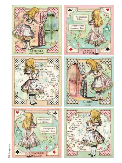 Carta di riso A4 | Alice - Cards
