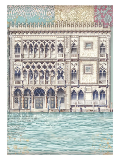 stamperia-carta-di-riso-a4-blu-dream-city-of-art-palazzo-venezia