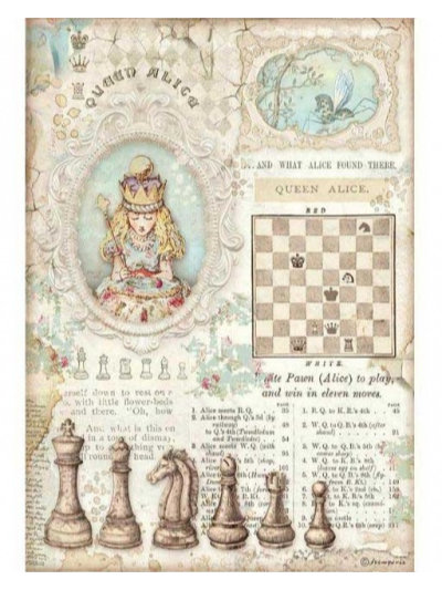 Carta di riso A4 | Alice - Queen Alice