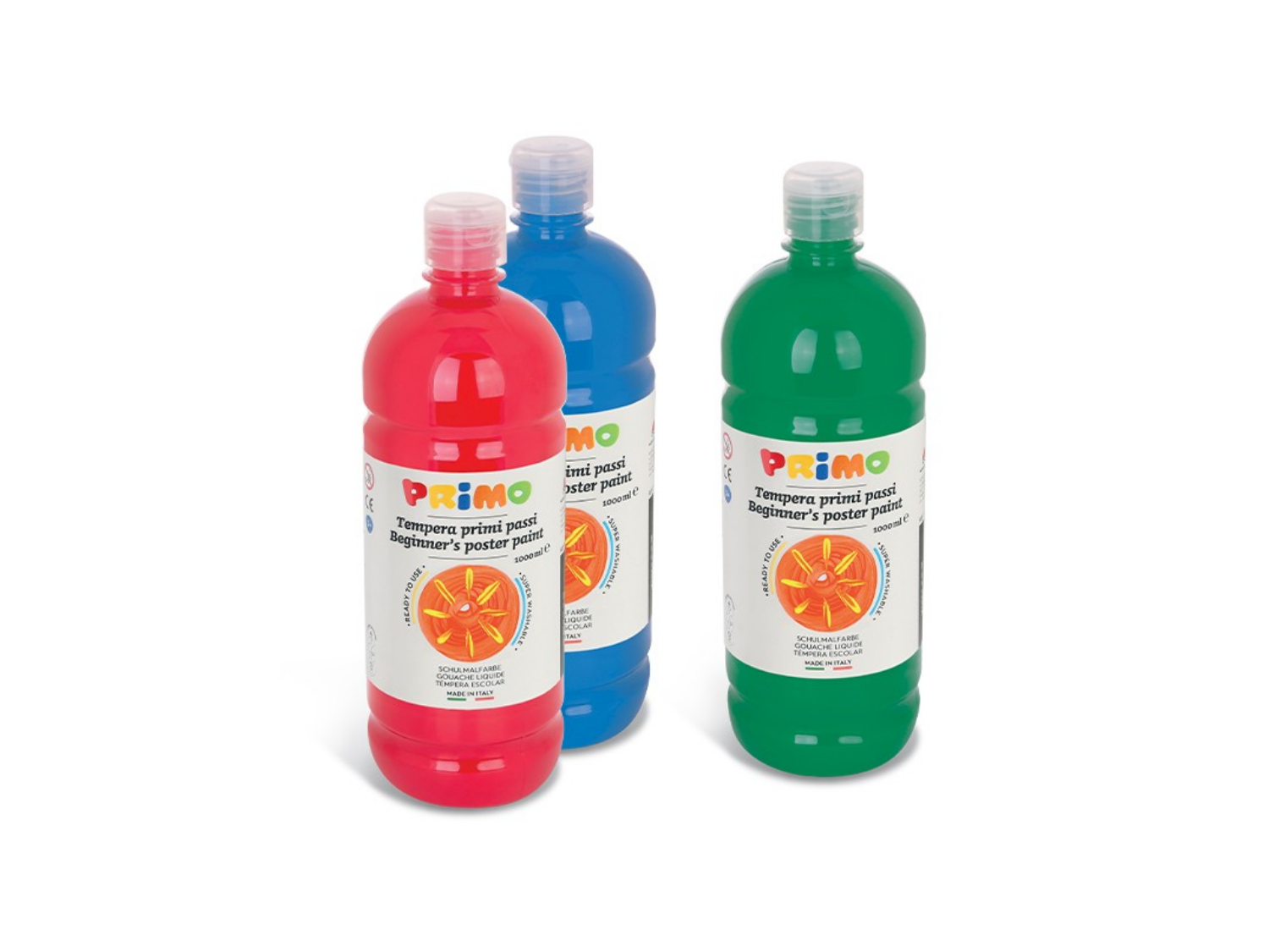 Primo Morocolor Tempera Perlata 300 Ml – Colore Grigio – Pronta All'Uso Con Tappo Dosatore