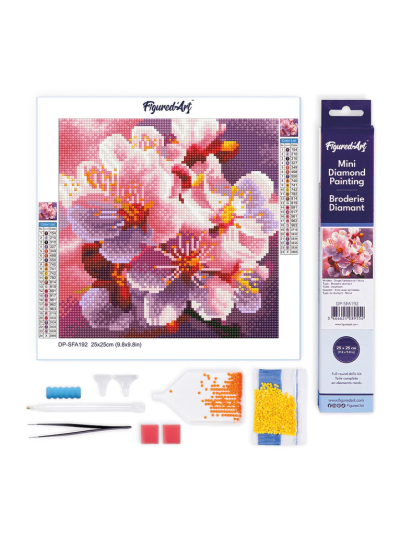 figuredart-mini-diamond-painting-quadri-decorativi-con-strass-25-x-25-cm-fioritura-di-ciliegio