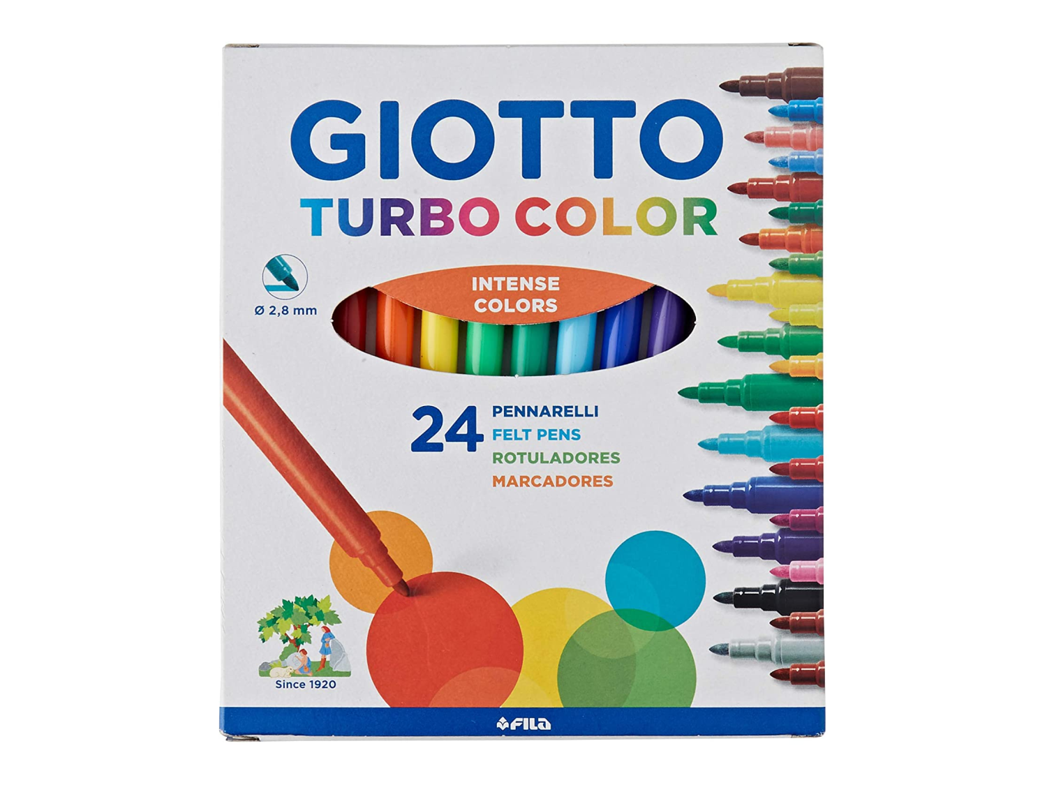 Fila Giotto Turbo Color - Set cartone