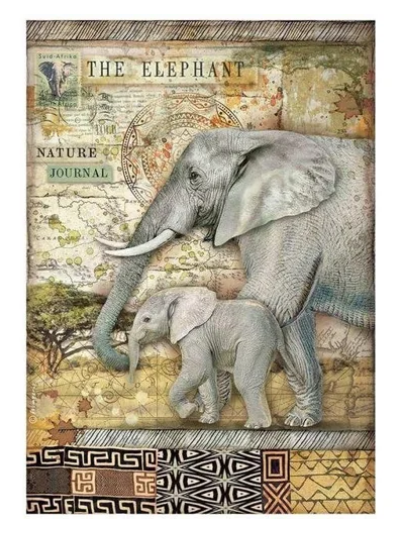 Carta di riso A4 | Amazonia - The Elephant
