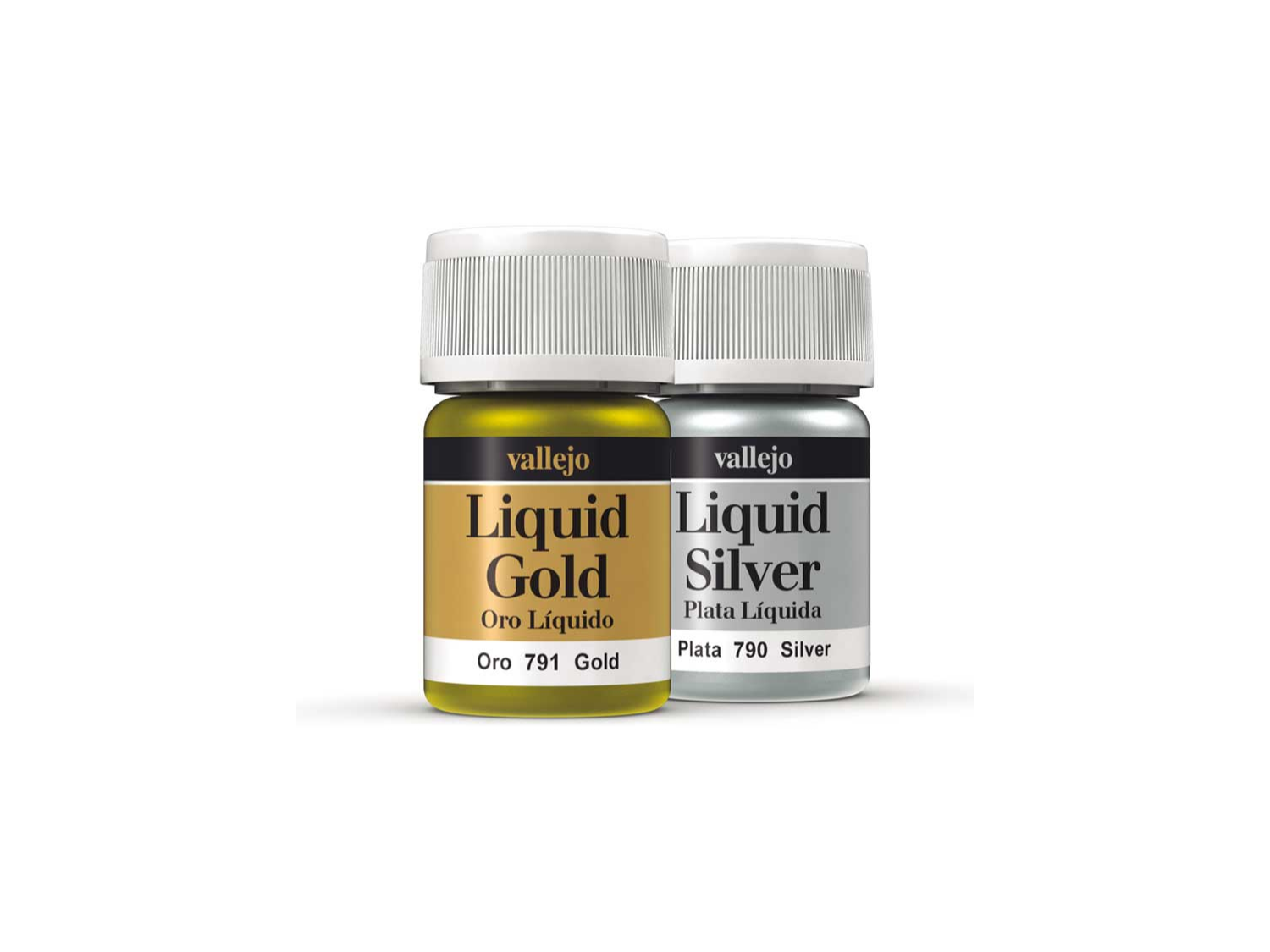 Vallejo Liquid Gold 35 ml  Colore liquido permanente metallico a base  d'alcool