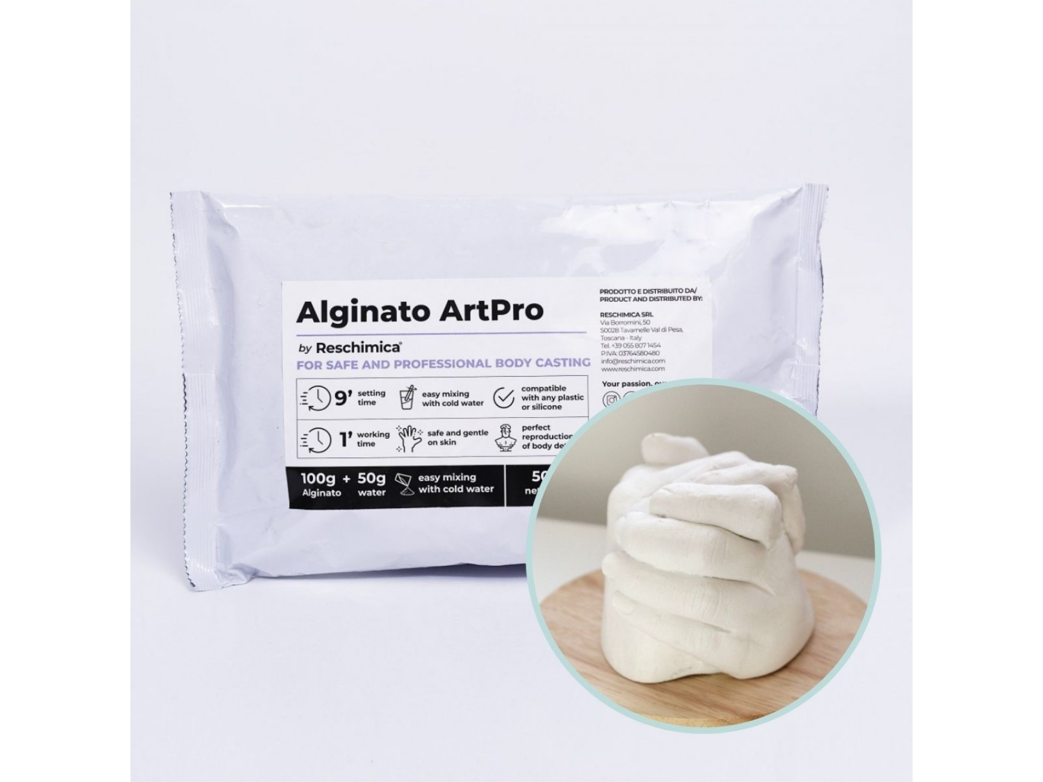 Reschimica Alginato ArtPro Molding 500 gr