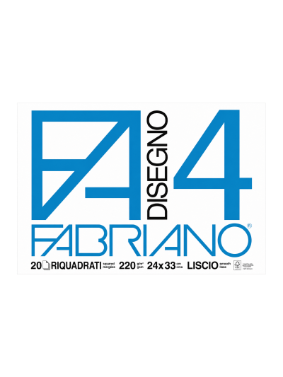 Blocco F4 Liscio Riquadrato