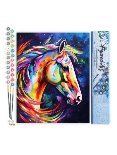 figuredart-paint-by-numbers-foglio-di-tela-predisegnato-40-cm-x-50-cm-cavallo-astratto-colorato