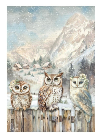 Carta di riso A4 | The Owls House - 3 Owls