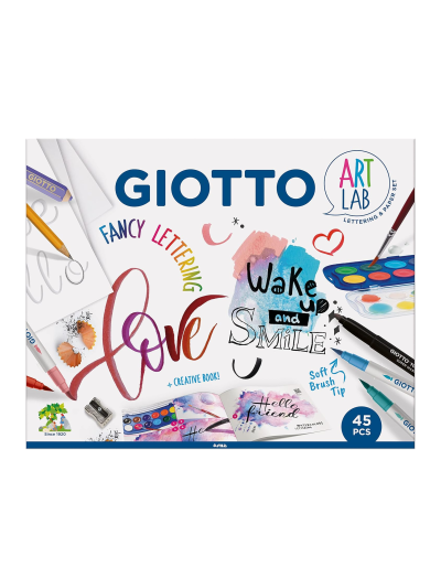 GIOTTO Fancy Lettering | Set super creativo per giocare con la carta e i colori