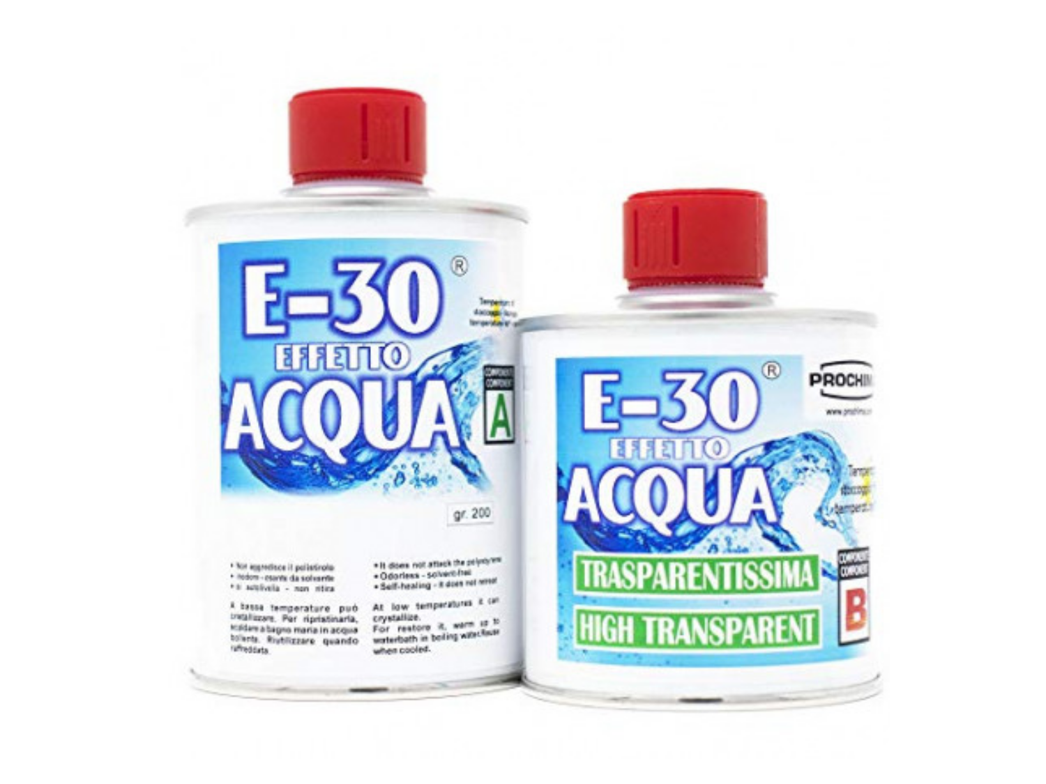 Prochima E-30  Resina epossidica trasparente effetto acqua
