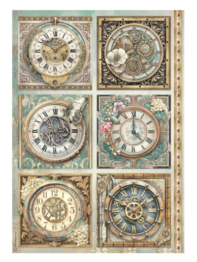 stamperia-carta-di-riso-a4-gardens-of-time-orologi
