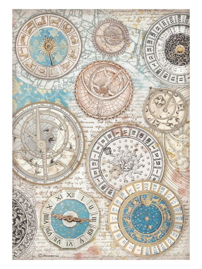 Carta di riso A4 | Blu dream - City of Art Astri Venezia