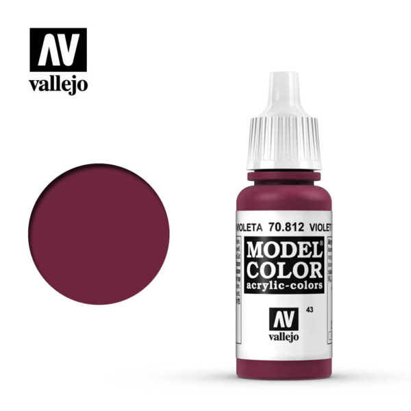 CSN Vallejo 70947 - MODEL Color: Rosso vermiglio scuro Matt. 17 ml - Colori