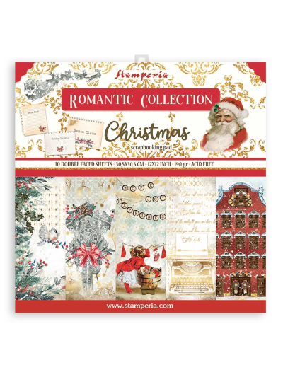 stamperia-christmas-blocco-10-fogli-30.5-x-30.5-gr-190