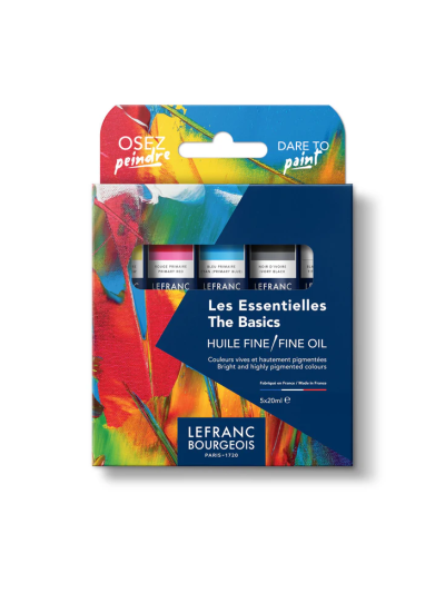 lefranc-bourgeois-olio-fine-set-5-colori-ad-olio-da-20-ml